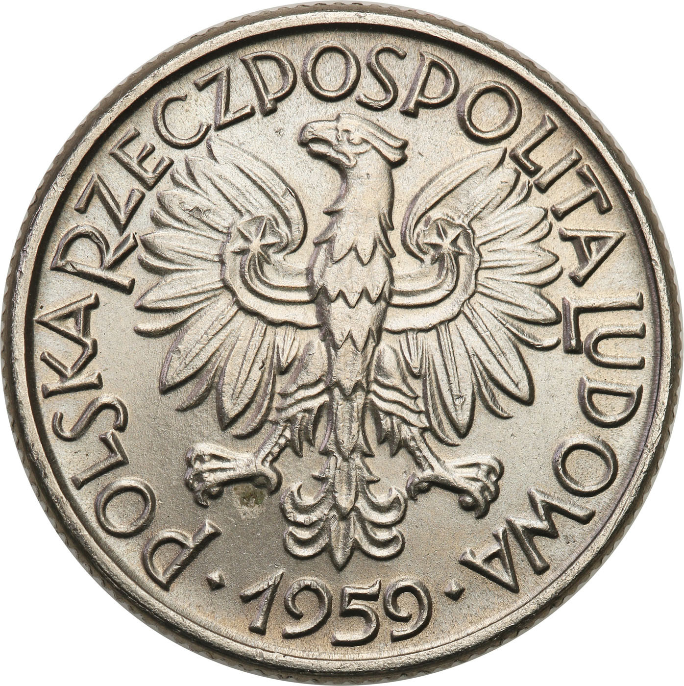 PRL. PRÓBA Nikiel 2 złote 1959 – Jagody – Rzadkie